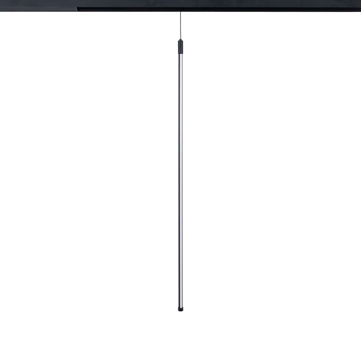 Lámpara colgante LED vertical para carril magnético - 48V - 15W - 2800K - Negra - Barcelona Led-