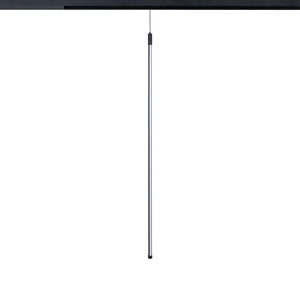 Lámpara colgante LED vertical para carril magnético - 48V - 15W - 2800K - Negra (10)