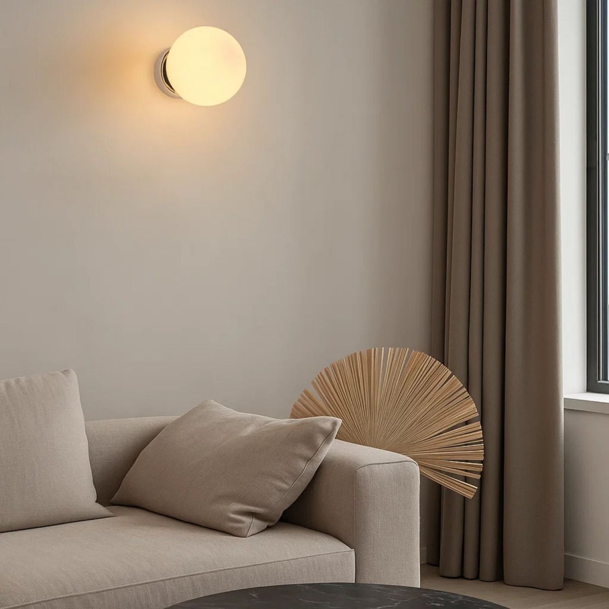 Aplique de pared bola cristal "Rober" - Barcelona Led-Decoración