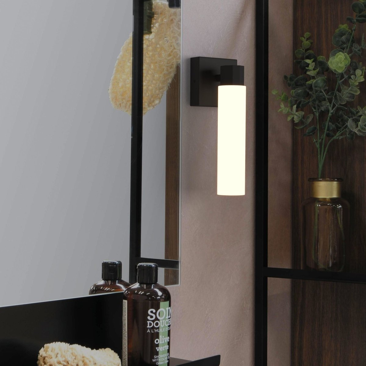 Aplique LED tubular para baño - 4W - 320lm - IP44 - Barcelona Led-