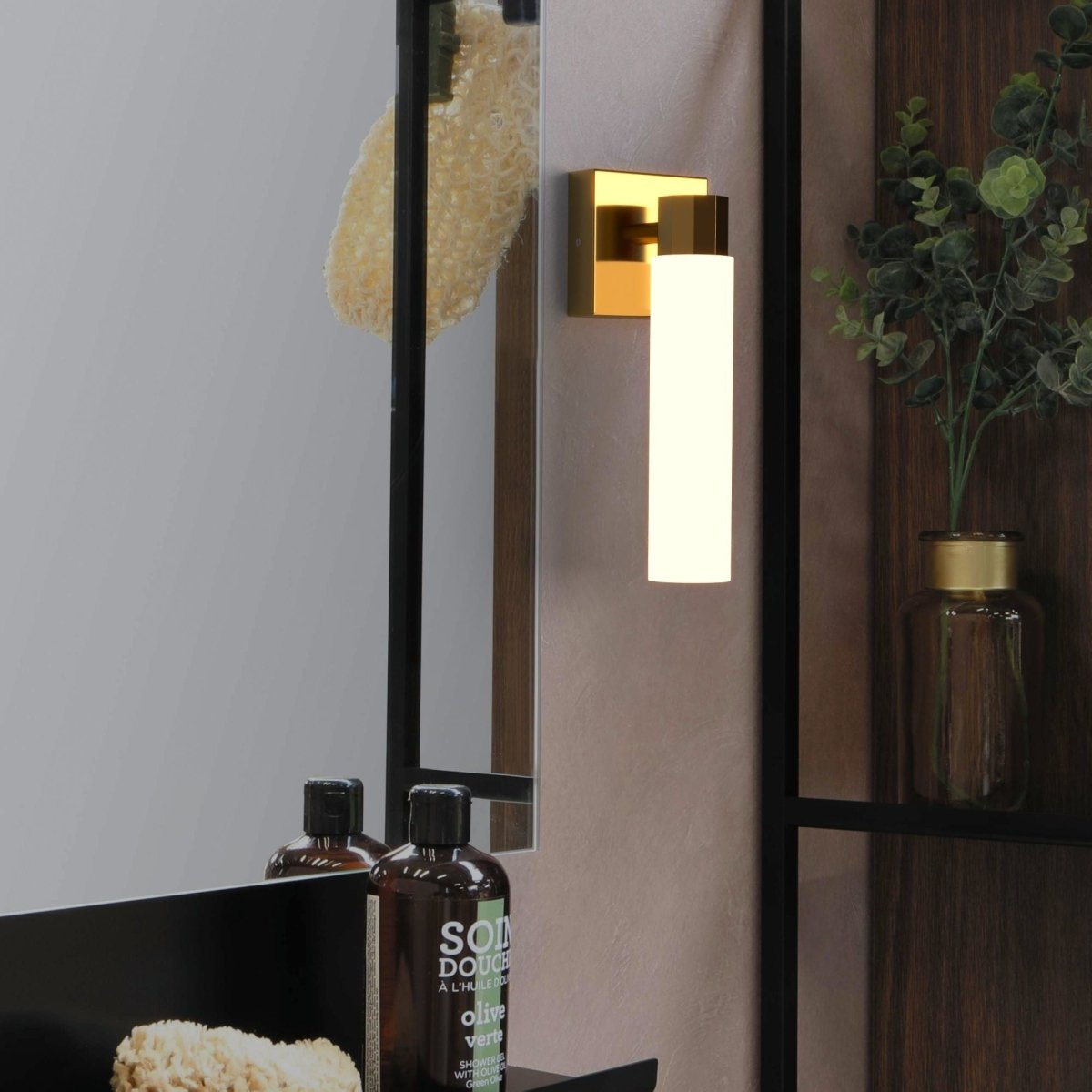Aplique LED tubular para baño - 4W - 320lm - IP44 - Barcelona Led-