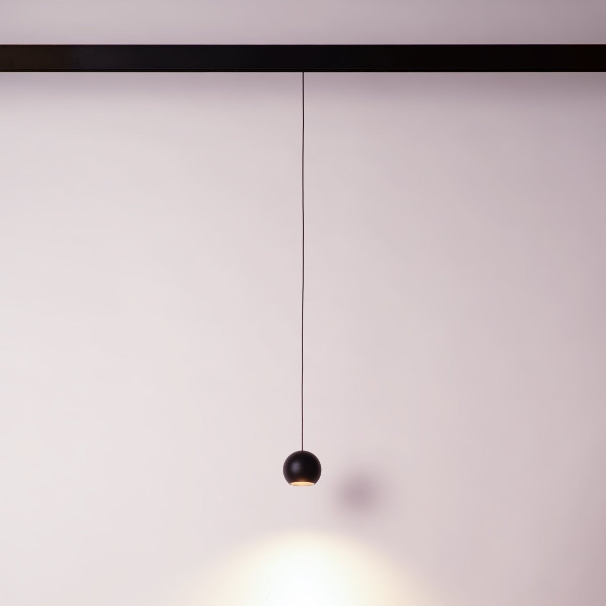 Lámpara colgante LED para carril magnético 48V "SELENE"- 9W - 2700K - Chip OSRAM - Barcelona Led-