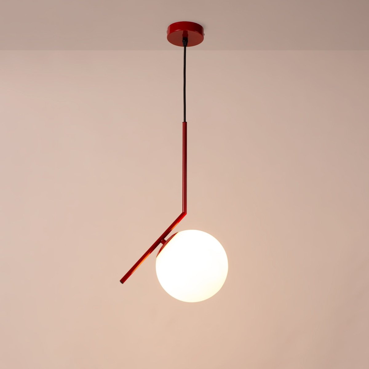Lámpara colgante bola cristal "HERMI" - E27 - Barcelona Led-Decoración