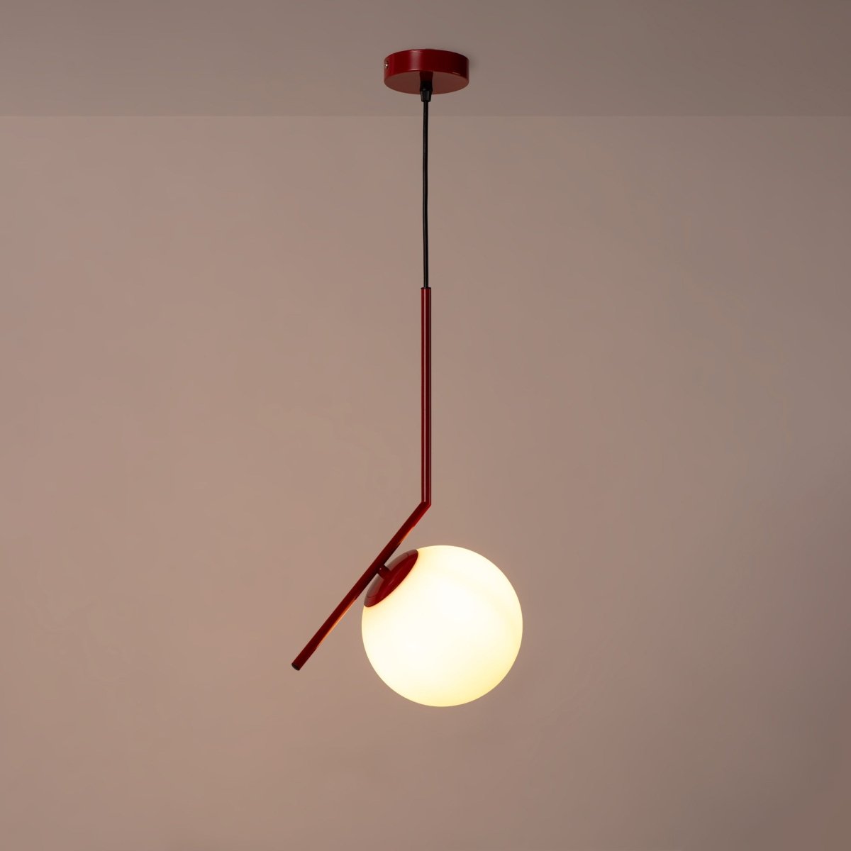 Lámpara colgante bola cristal "HERMI" - E27 - Barcelona Led-Decoración