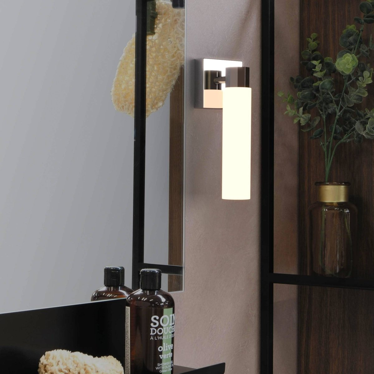 Aplique LED tubular para baño - 4W - 320lm - IP44 - Barcelona Led-