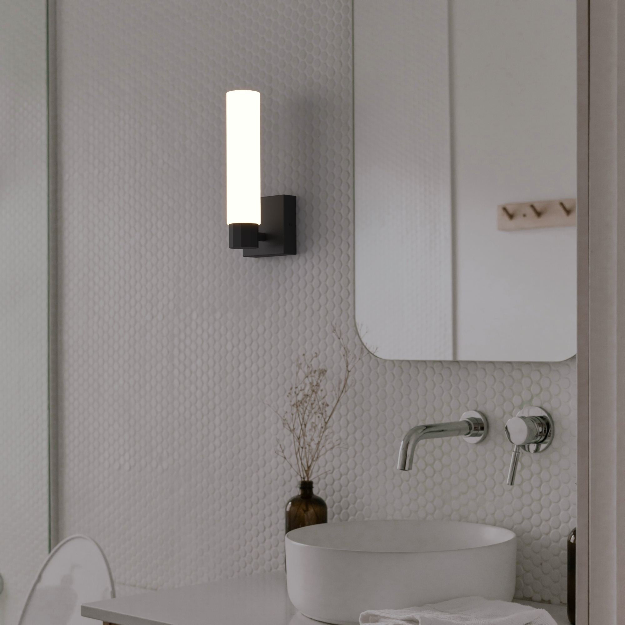 Aplique LED tubular para baño - 4W - 320lm - IP44 (49)