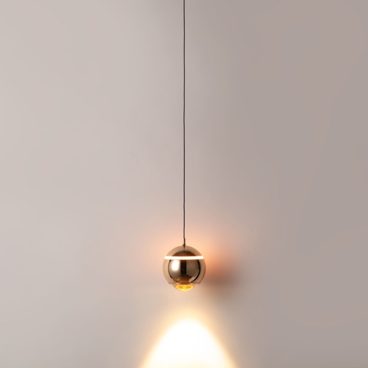 Lámpara colgante LED para carril magnético 48V "JADE"- Ø10 - 7W - 2700K - Chip OSRAM - Barcelona Led-