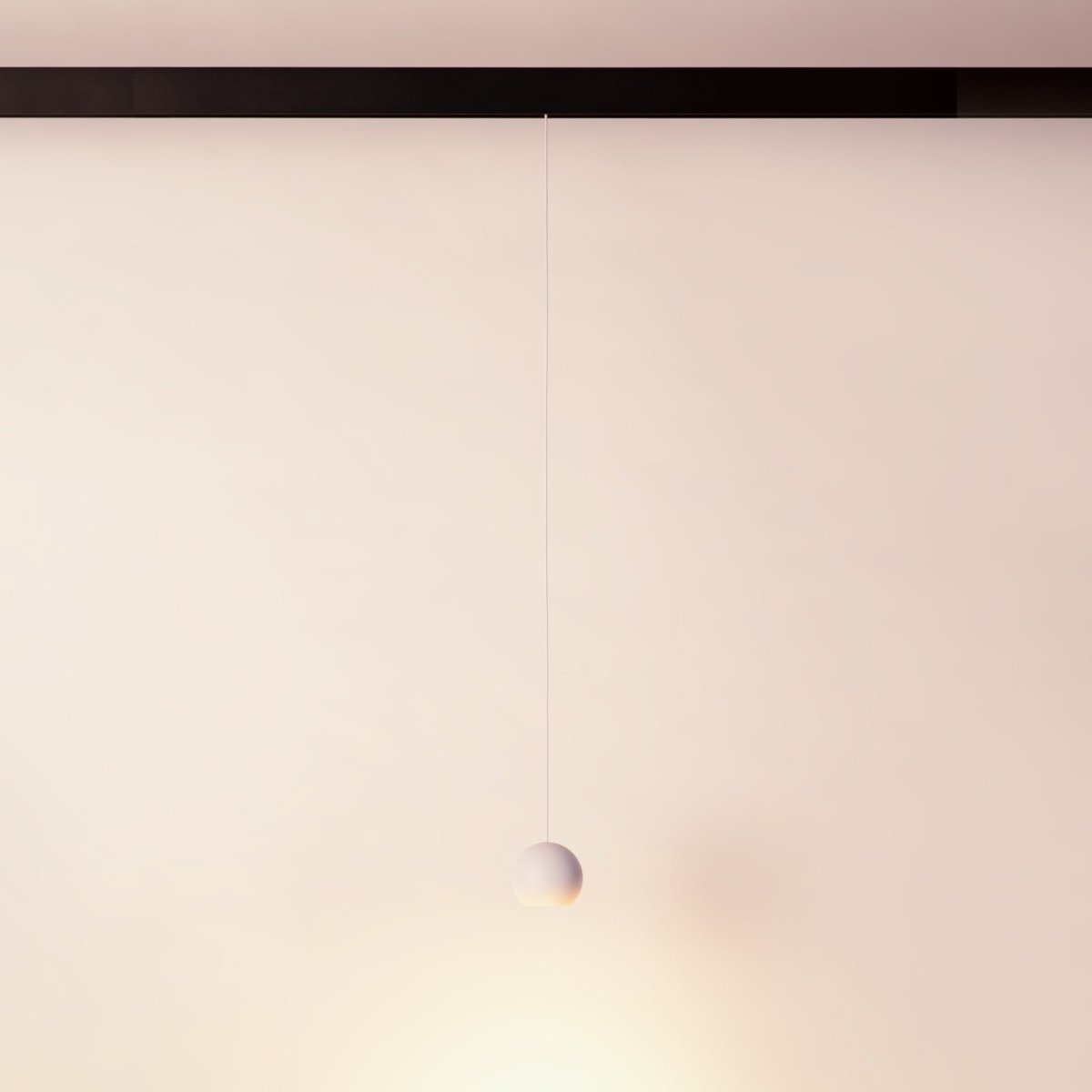 Lámpara colgante LED para carril magnético 48V "SELENE"- 9W - 2700K - Chip OSRAM - Barcelona Led-