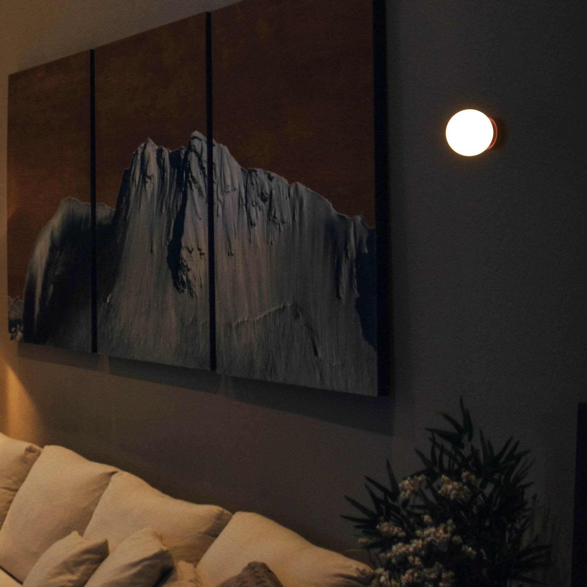 Aplique de pared bola cristal "Rober" (44)