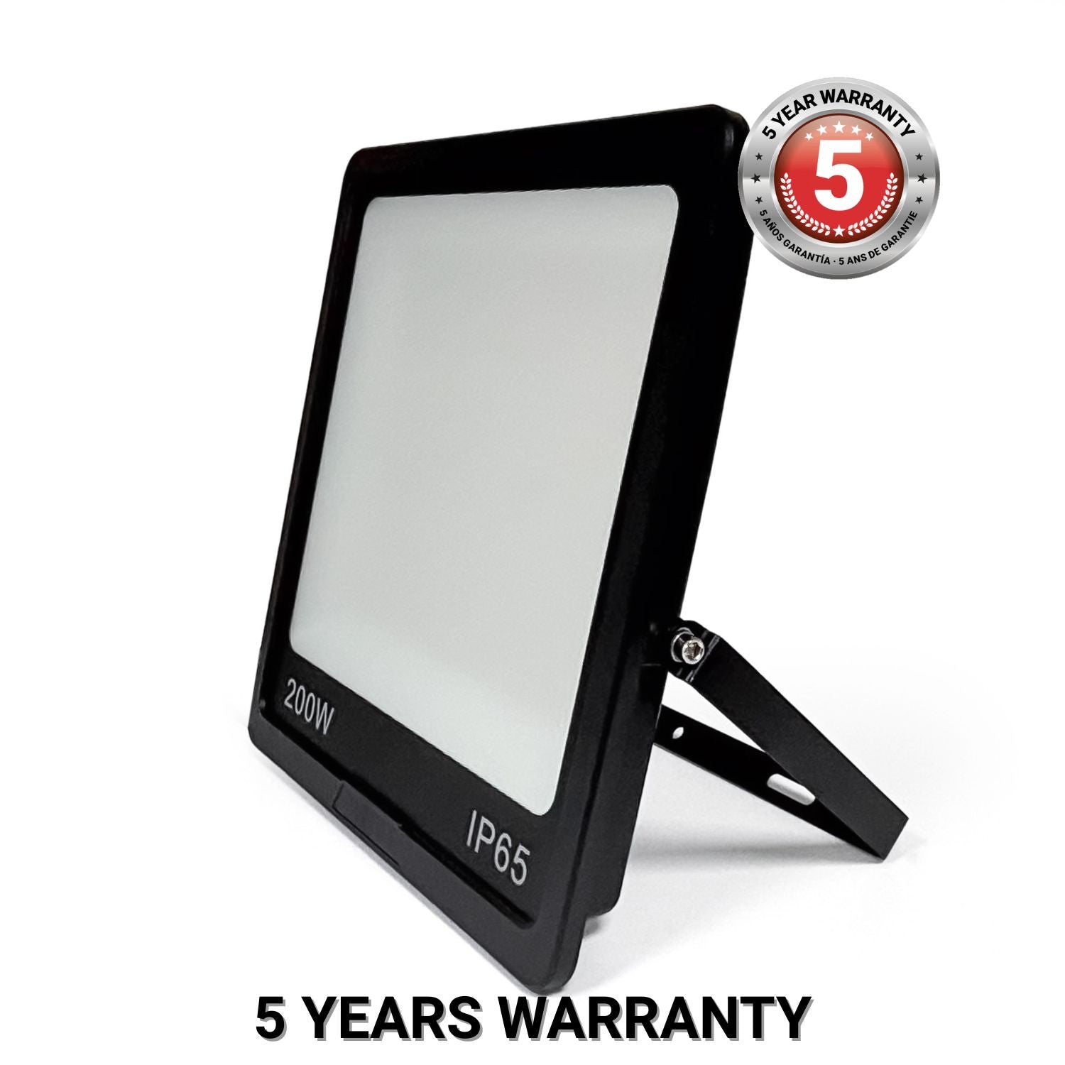 Proyector LED exterior - 200W - Negro - IP65 - 6000K (1)