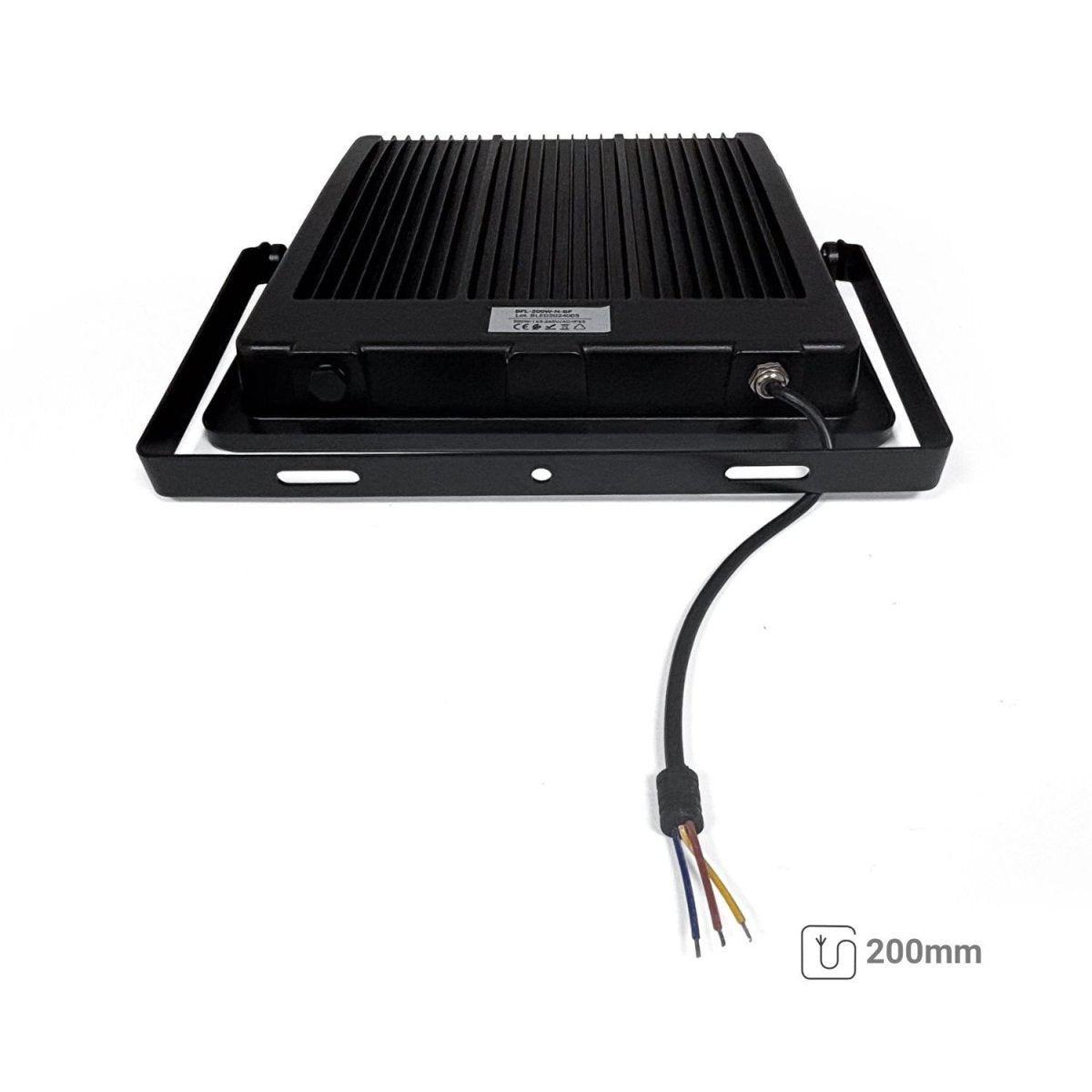 Proyector LED exterior - 200W - Negro - IP65 - 6000K - Barcelona Led-