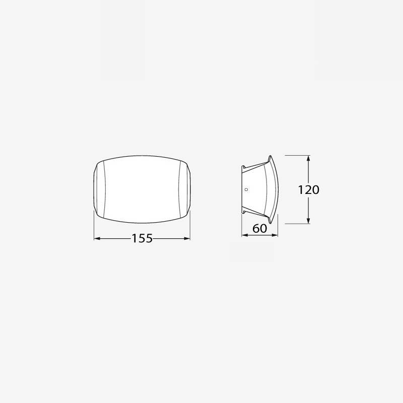 Aplique de pared FUMAGALLI ABRAM 150 3,2W R7S para exterior (5)