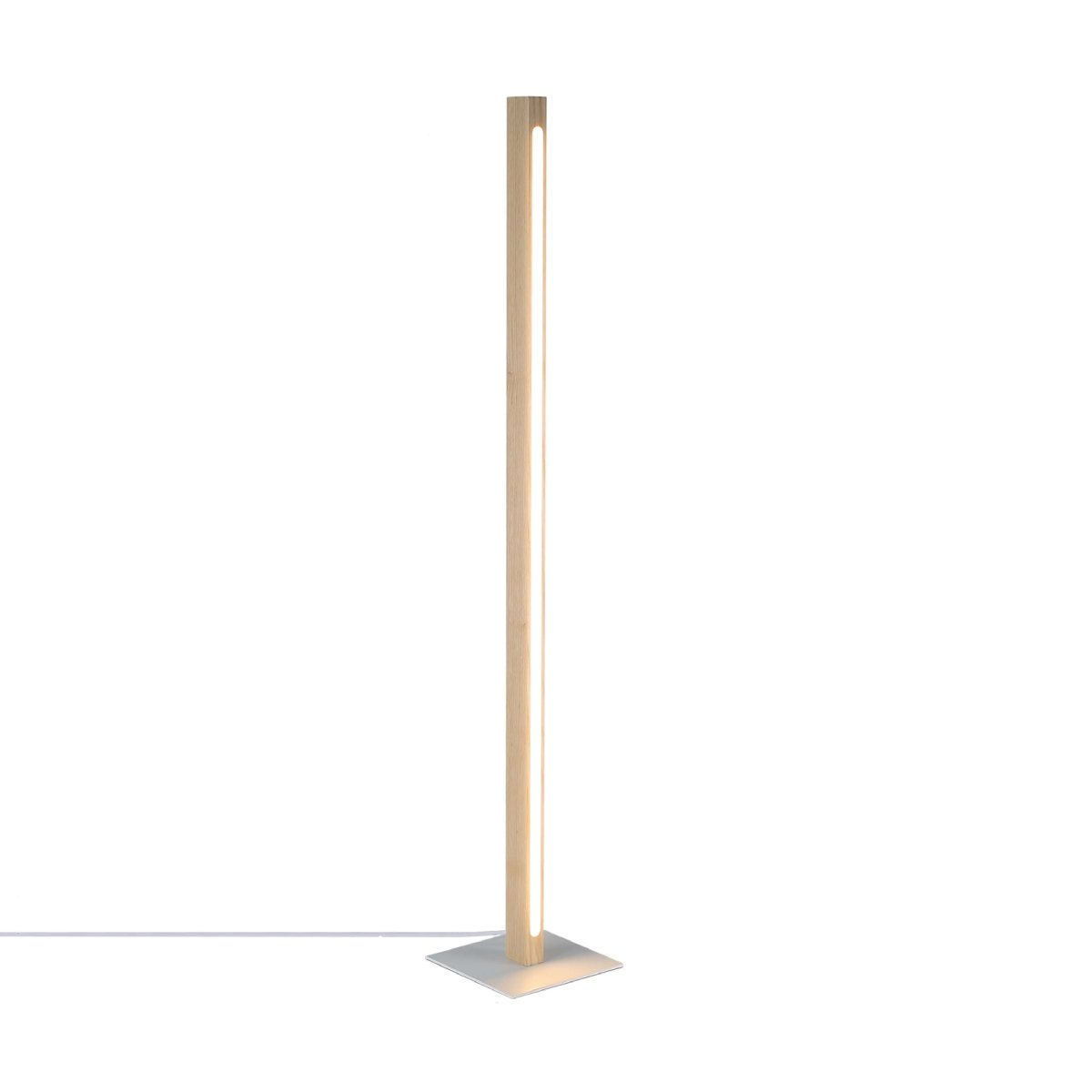 Lámpara de pie madera "Floak" 24W - Dimable - Blanco cálido - Barcelona Led-Decoración