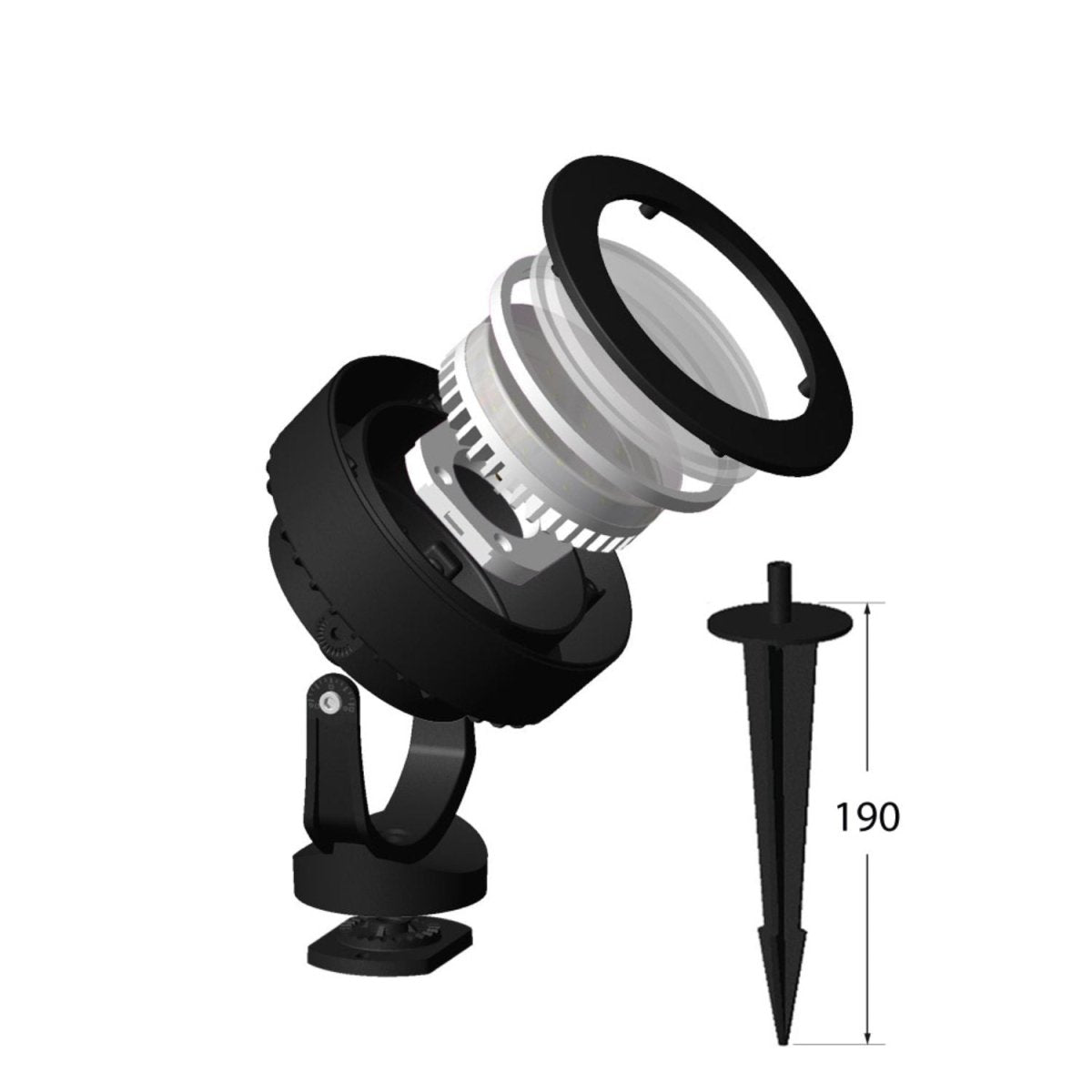 Estaca de jardín LED FUMAGALLI "TOMMY SPIKE" - GX53 - CCT - IP55 - Barcelona Led-