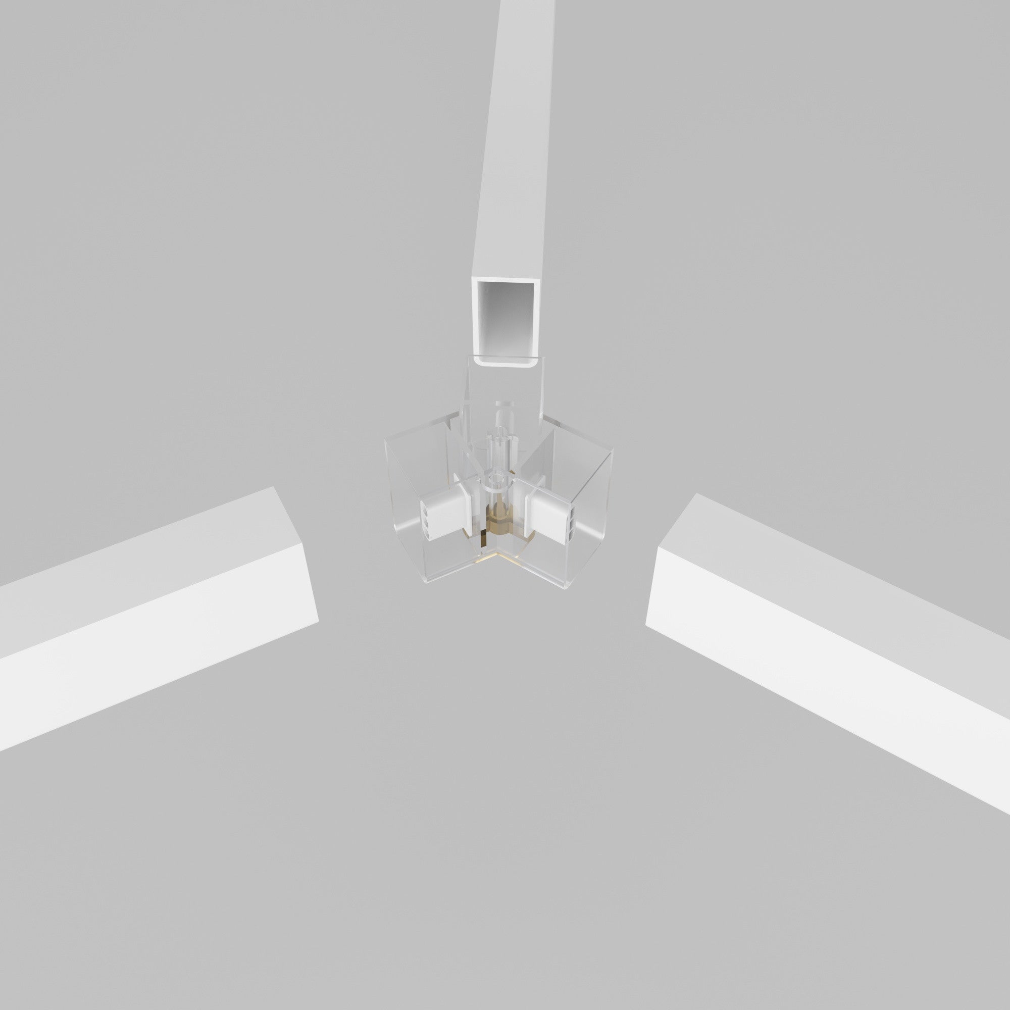 Conector en Y para hexágono - 2,2 cm