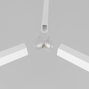 Conector en Y para hexágono - 2,2 cm