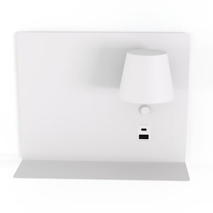 Aplique de pared para lectura con puerto USB y USBC "BASKOP" - 6W - Izquierda y Derecha (5)