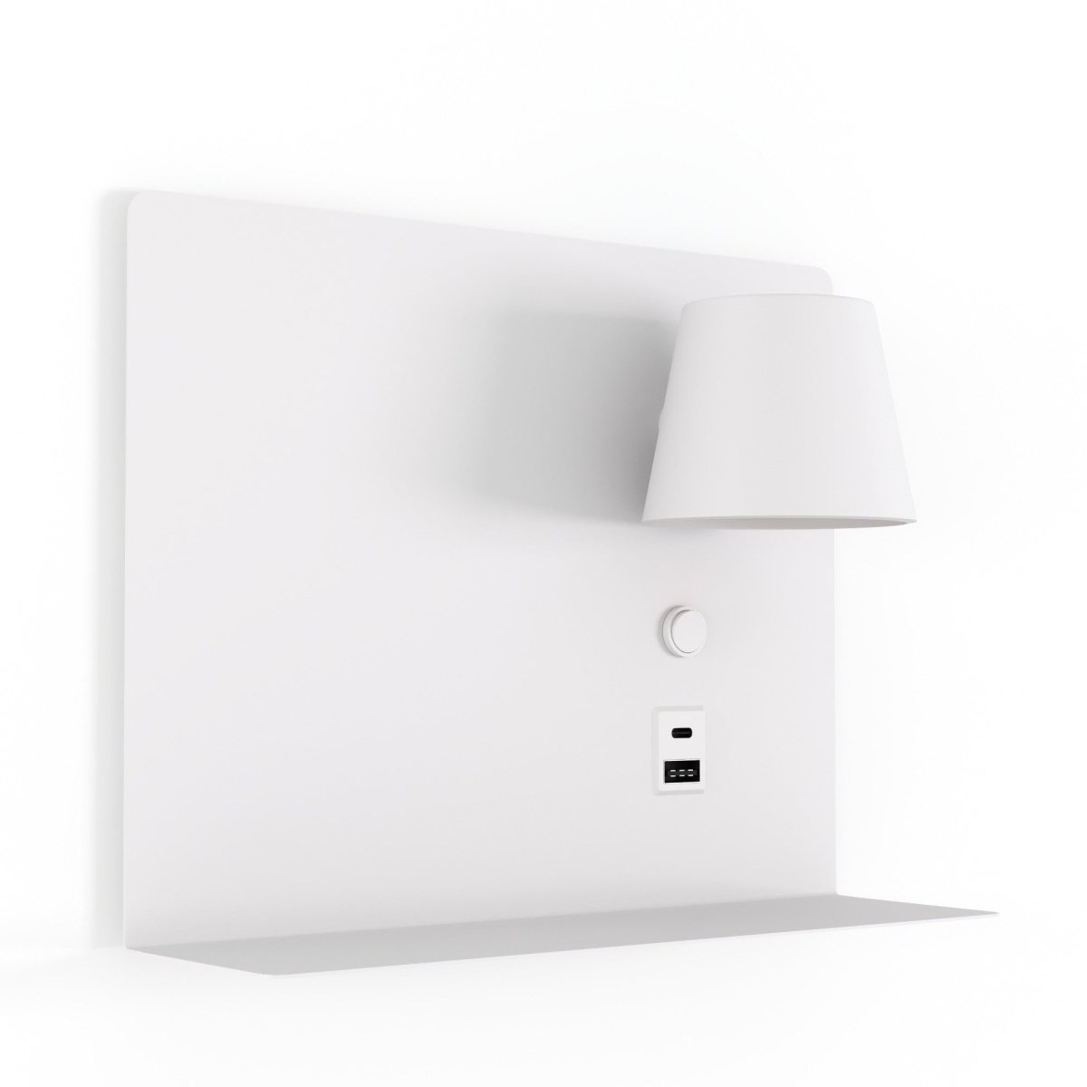 Aplique de pared para lectura con puerto USB y USBC "BASKOP" - 6W - Izquierda y Derecha - Barcelona Led-Decoración