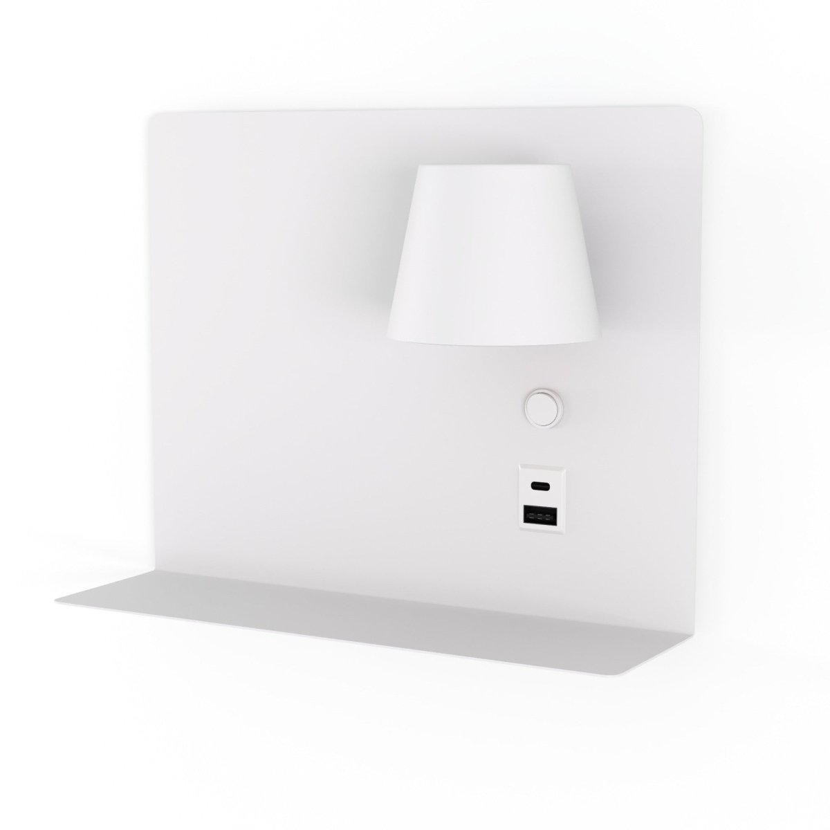 Aplique de pared para lectura con puerto USB y USBC "BASKOP" - 6W - Izquierda y Derecha - Barcelona Led-Decoración