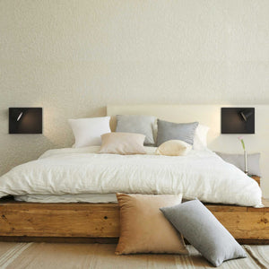 Aplique de pared para lectura con puerto USB y USBC "BASKOP" - 6W - Izquierda y Derecha (12)