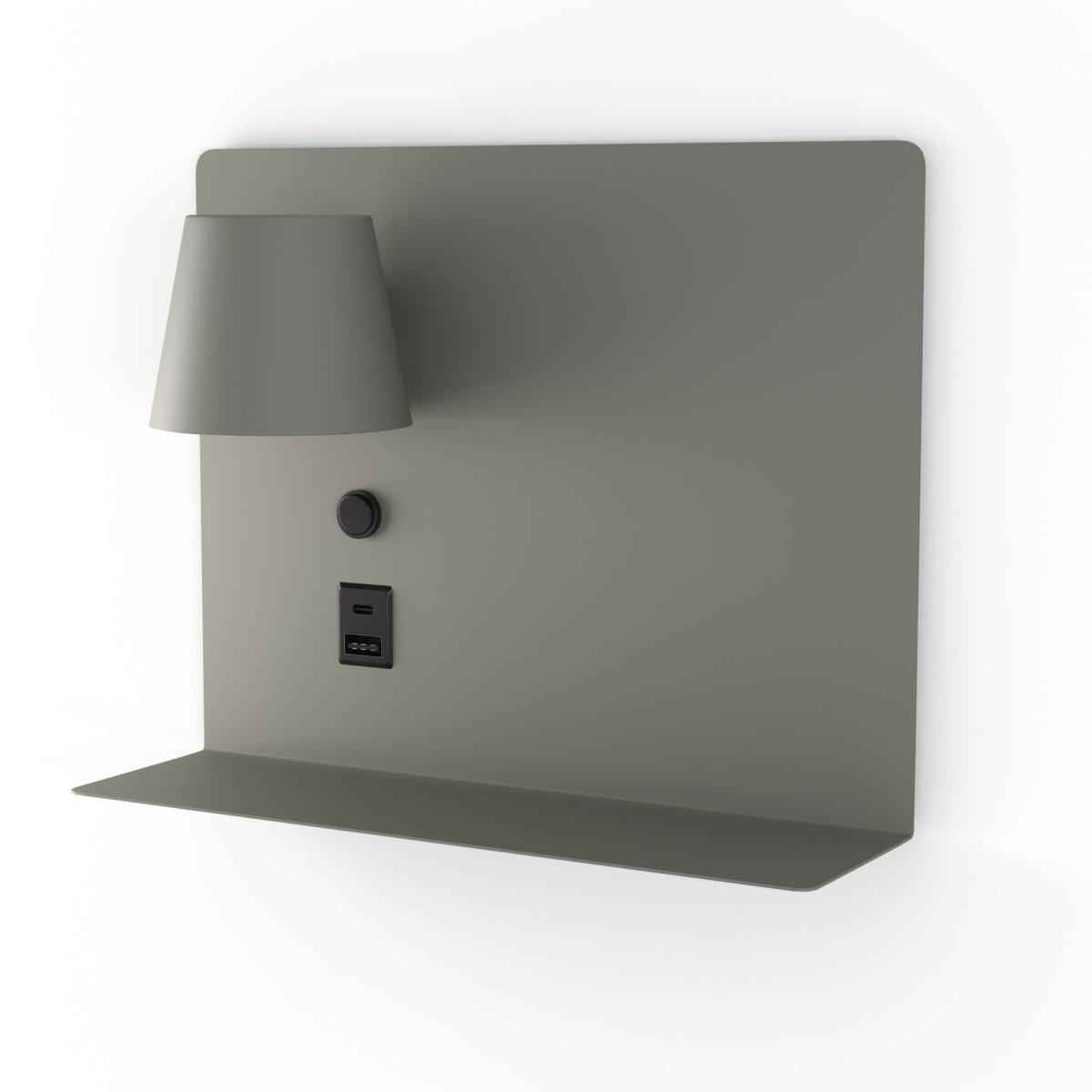 Aplique de pared para lectura con puerto USB y USBC "BASKOP" - 6W - Izquierda y Derecha - Barcelona Led-Decoración