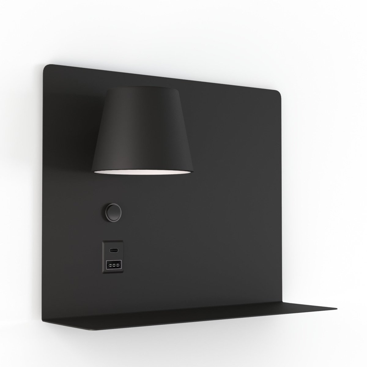 Aplique de pared para lectura con puerto USB y USBC "BASKOP" - 6W - Izquierda y Derecha - Barcelona Led-Decoración