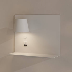 Aplique de pared para lectura con puerto USB y USBC "BASKOP" - 6W - Izquierda y Derecha (26)