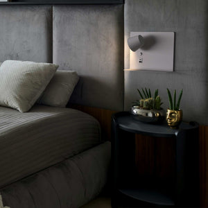 Aplique de pared para lectura con puerto USB y USBC "BASKOP" - 6W - Izquierda y Derecha (29)