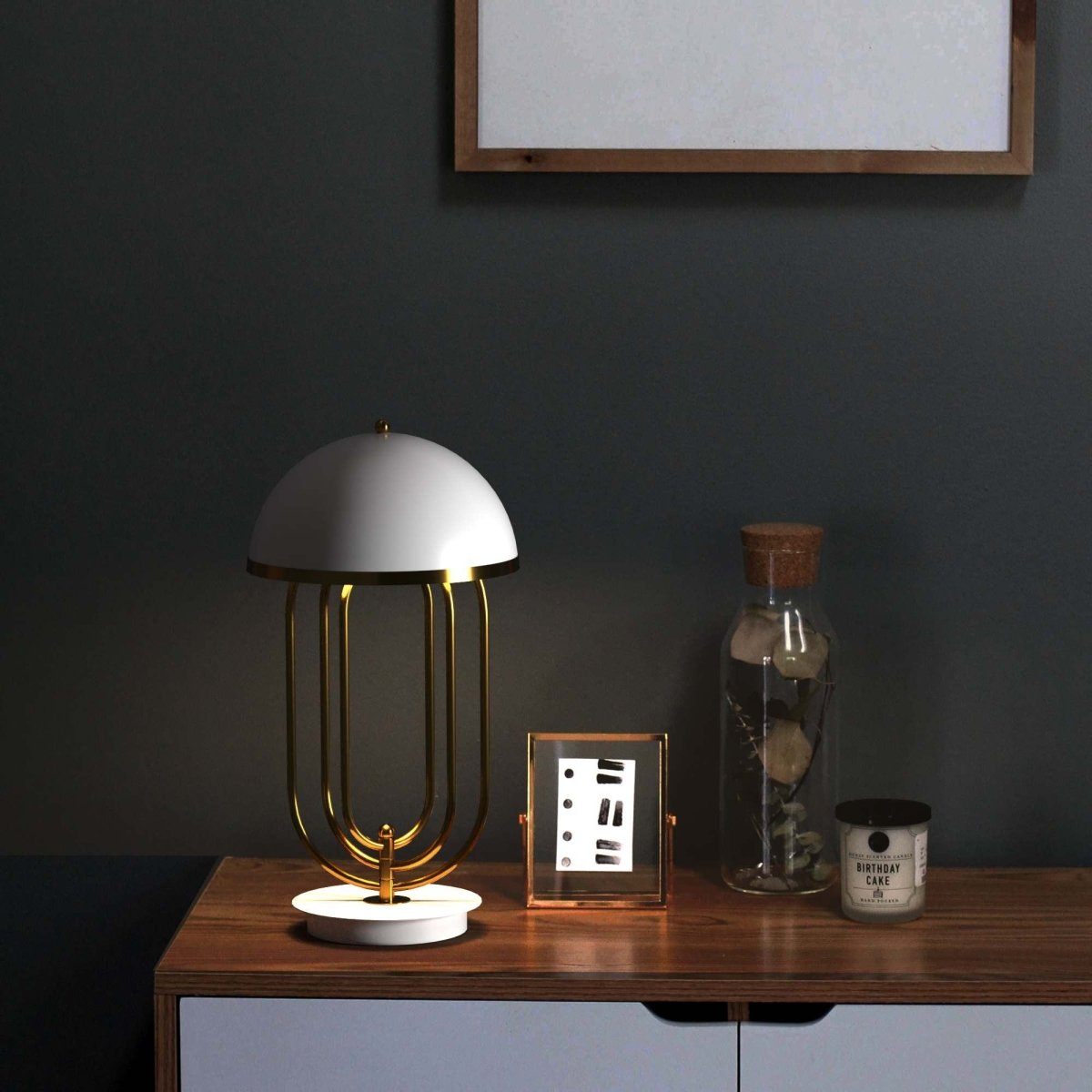 Lámpara de mesa de diseño "Lindsay" - Barcelona Led-Decoración