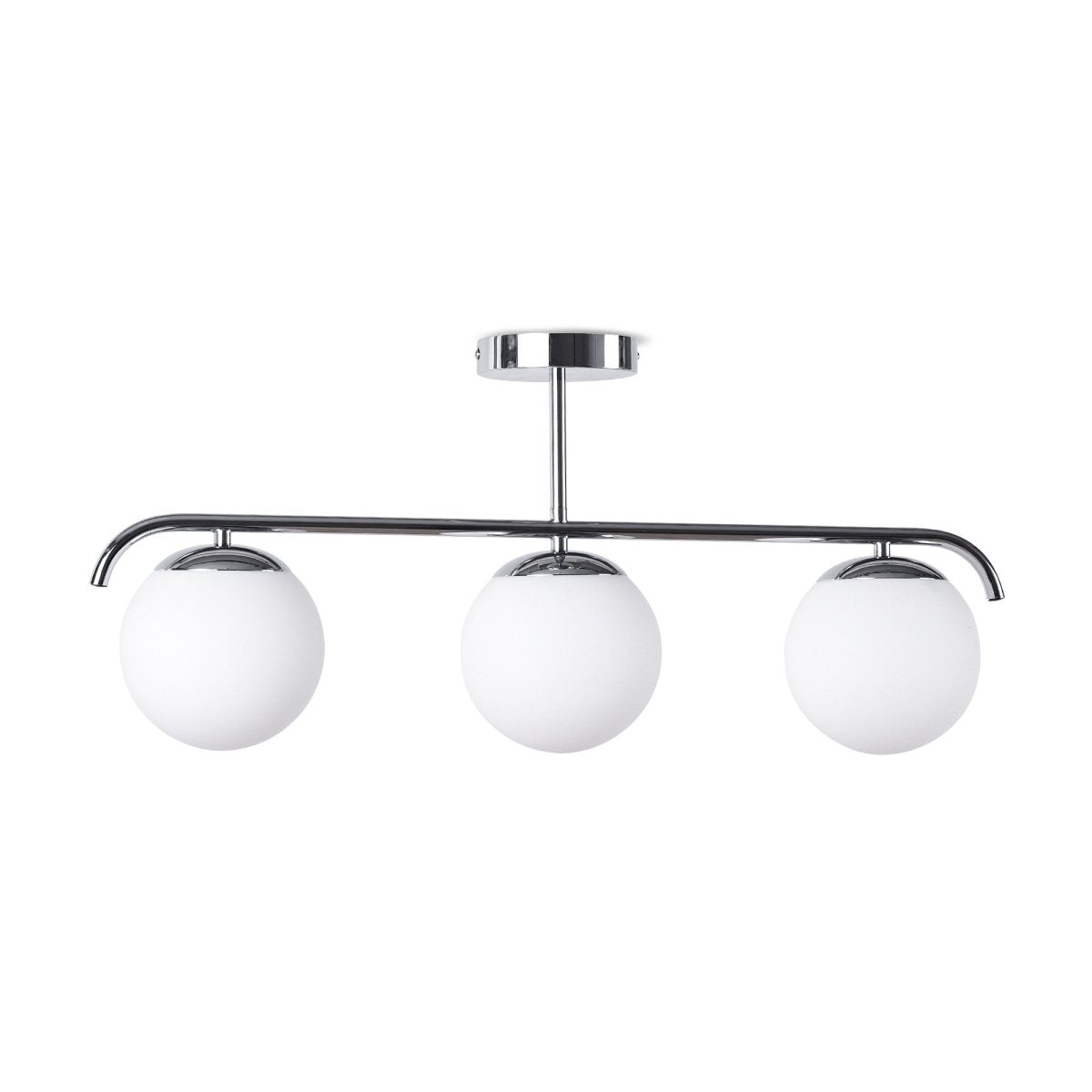 Lámpara de techo triple bolas cristal "TALÍ" - 3xE27 - Barcelona Led-Decoración