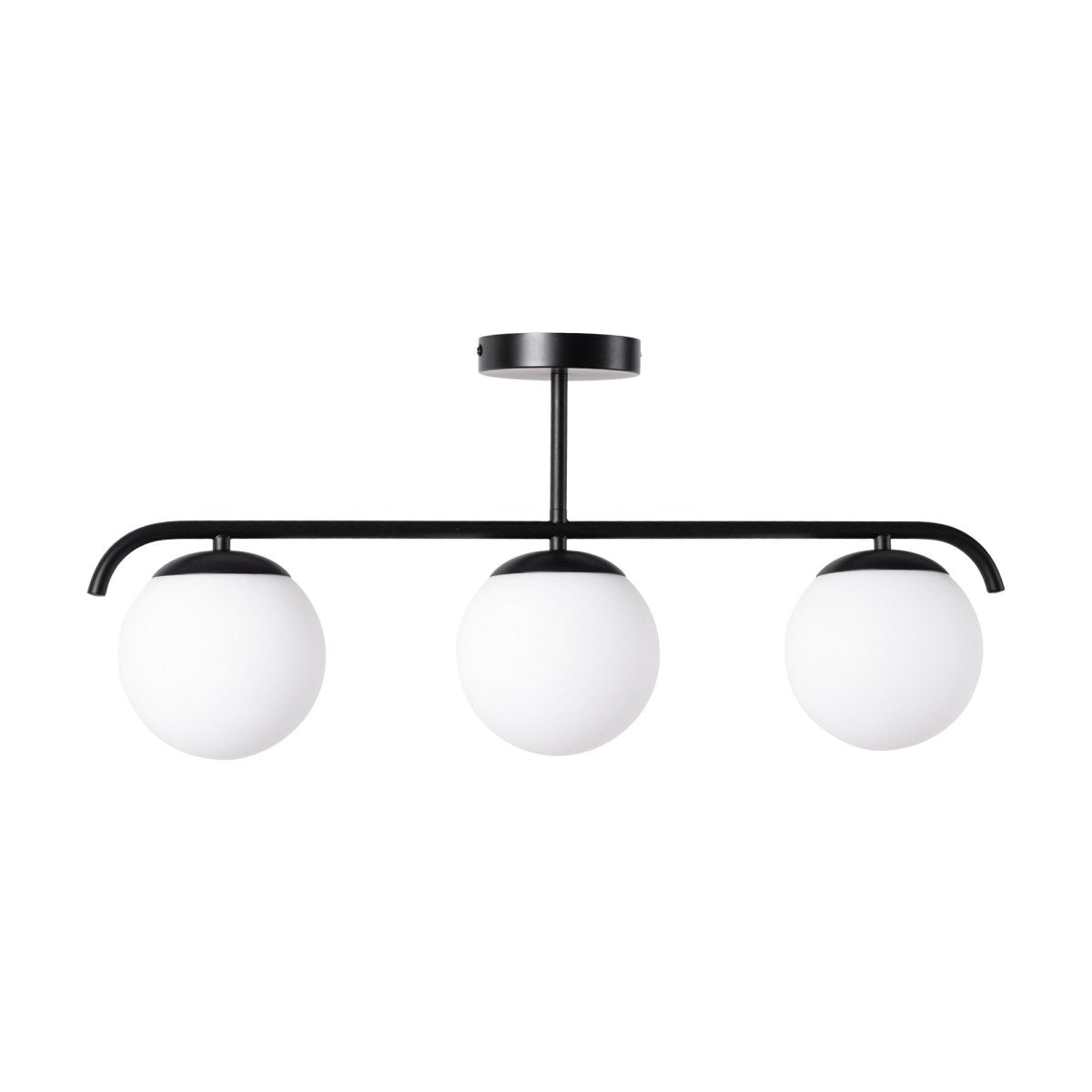 Lámpara de techo triple bolas cristal "TALÍ" - 3xE27 - Barcelona Led-Decoración
