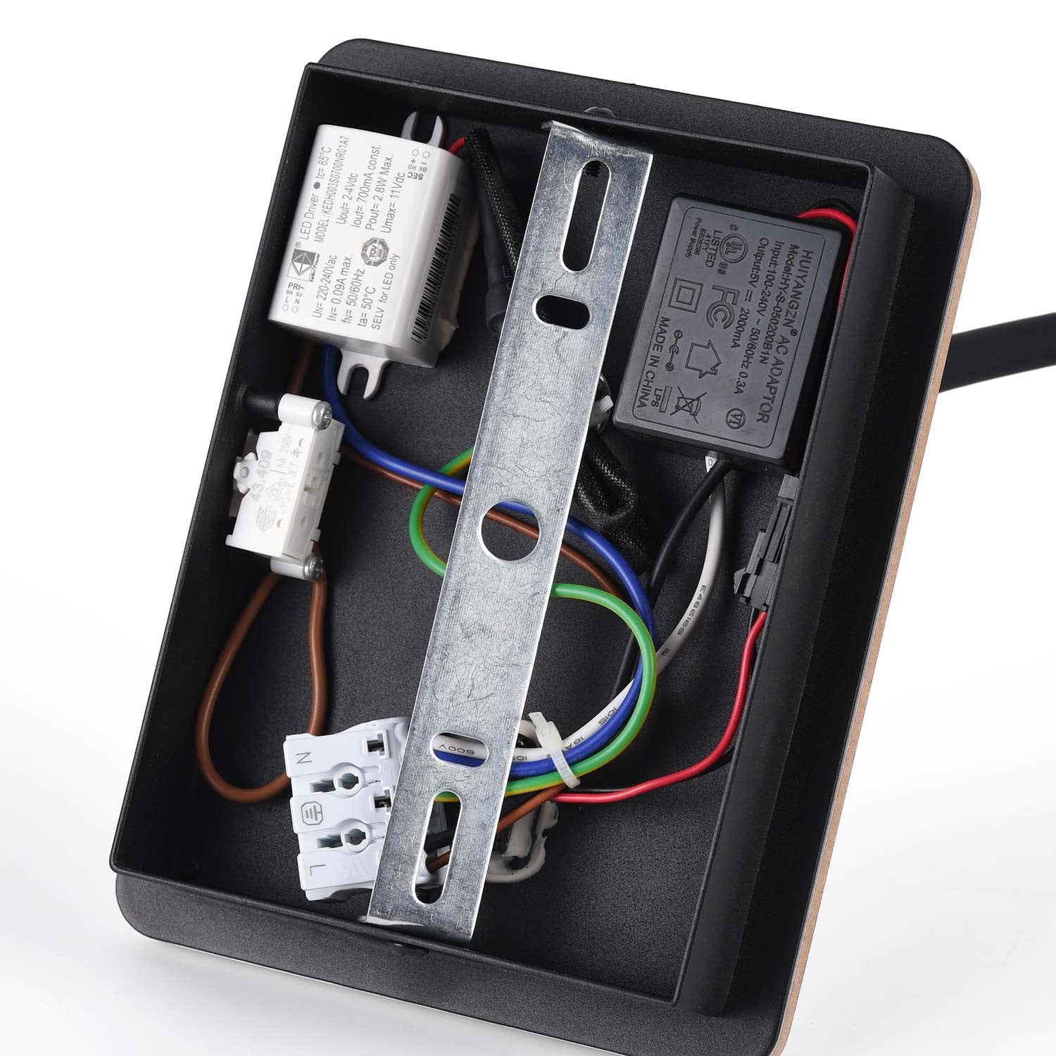 Aplique de pared flexible para lectura "LONDON" - Chip CREE - 3W - USB+USBC (3)