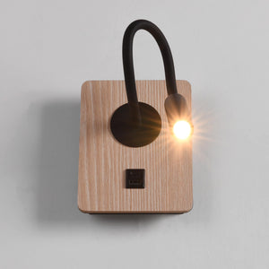 Aplique de pared flexible para lectura "LONDON" - Chip CREE - 3W - USB+USBC (14)