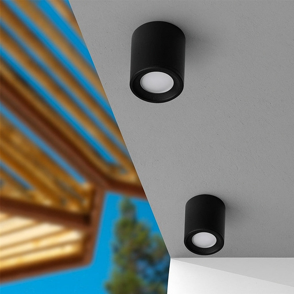 Aplique de techo "LIVIA 90" FUMAGALLI - GU10 - 6W - IP55 (9)