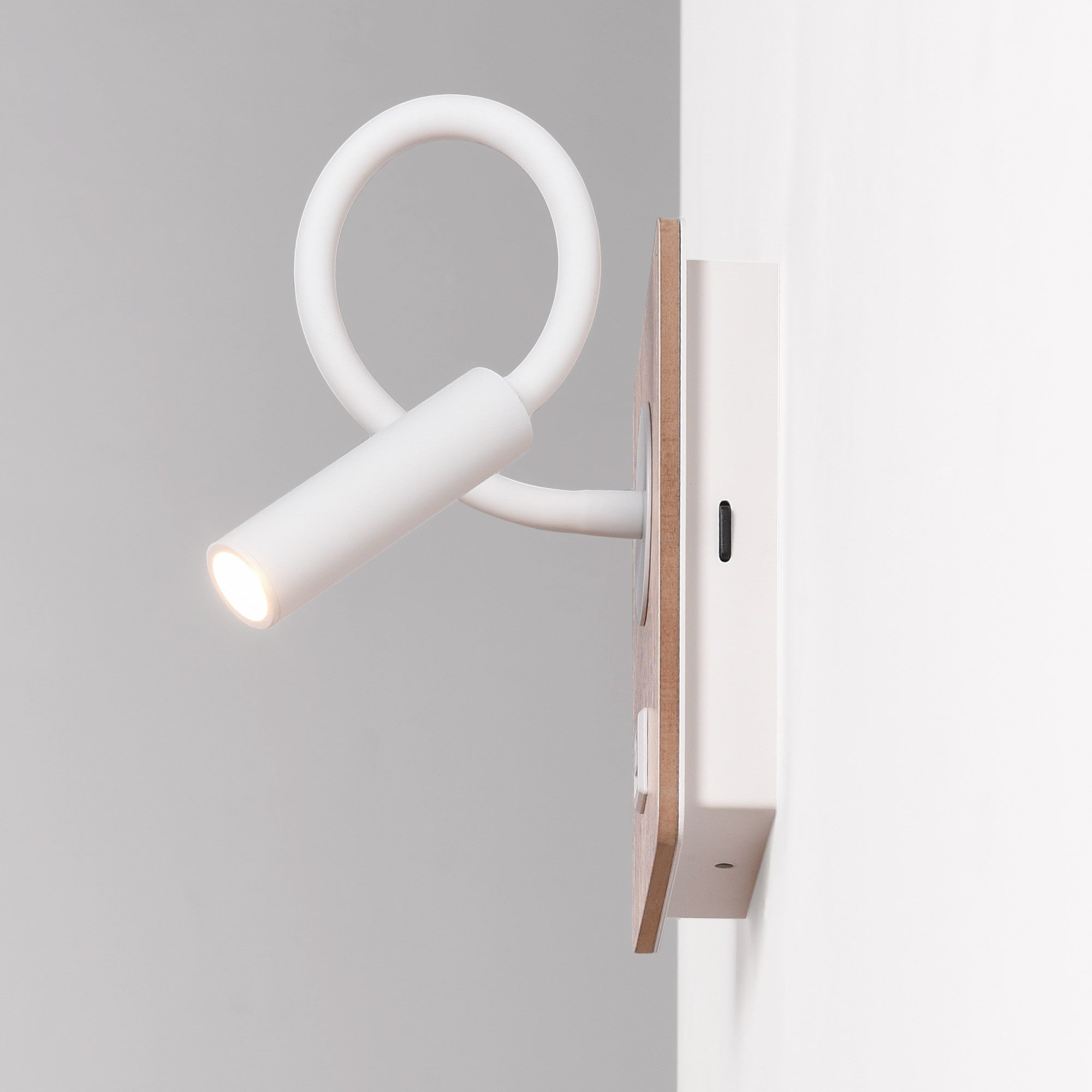 Aplique de pared flexible para lectura "LONDON" - Chip CREE - 3W - USB+USBC (27)