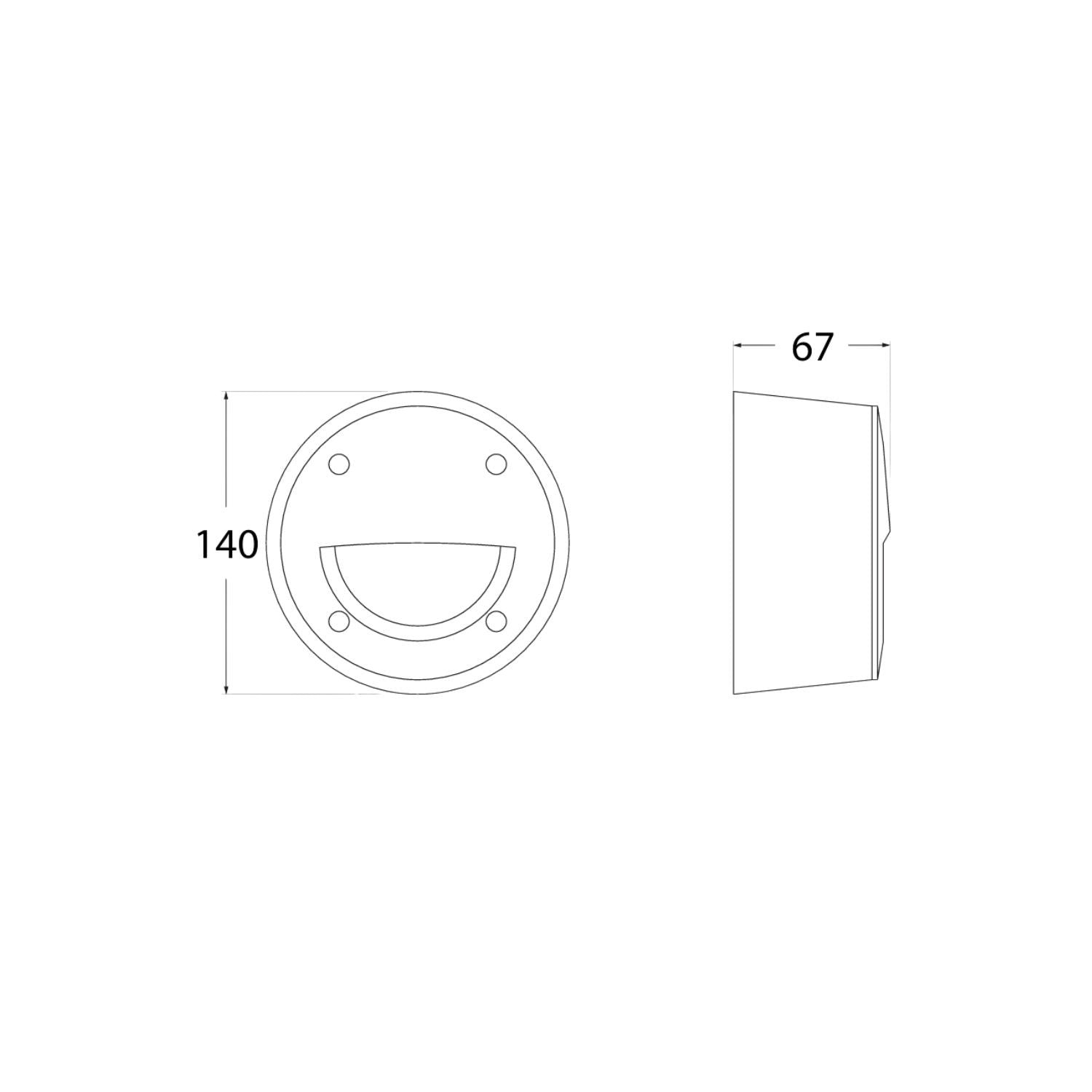 Baliza LED exterior superficie CCT "EXTRALETI 100 EL - FUMAGALLI"- 3W (8)
