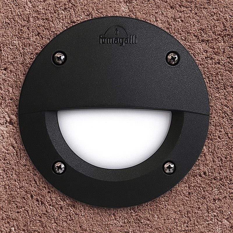 Baliza empotrable LED FUMAGALLI "LETI 100 ROUND-EL" - GX53 - 3W - IP66