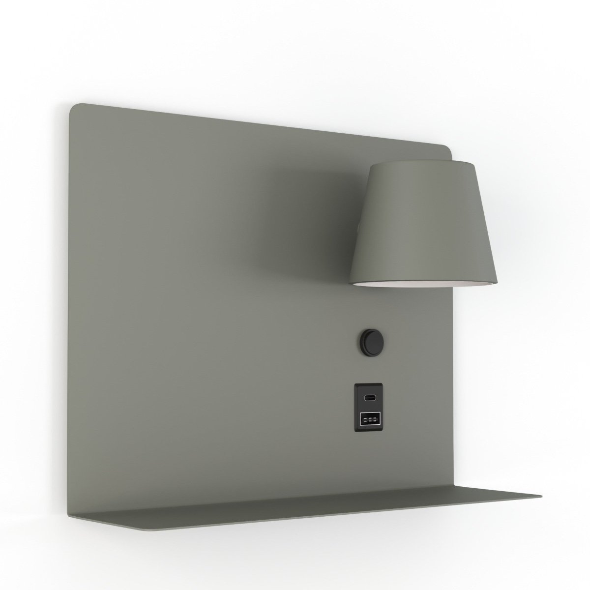 Aplique de pared para lectura con puerto USB y USBC "BASKOP" - 6W - Izquierda y Derecha - Barcelona Led-Decoración