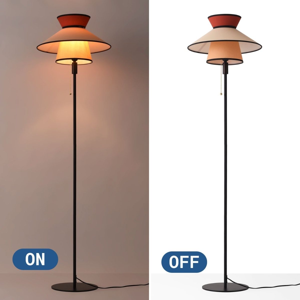 Lámpara de pie de diseño "CORA" - E27 - Barcelona Led-Decoración