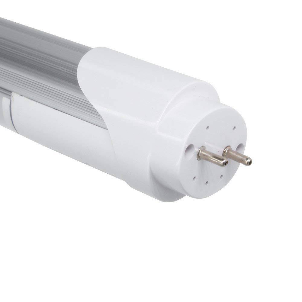 Tubo LED T8 60cm 9W con sensor microondas blanco 6000K cristal opal