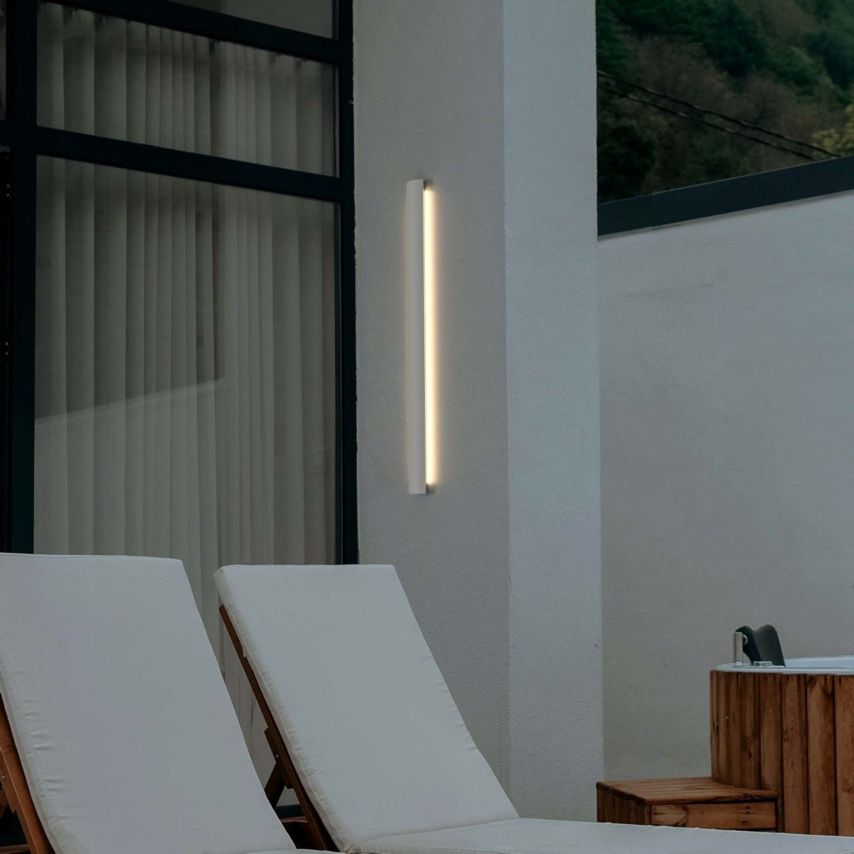 Aplique de pared interior/exterior - 14W - 2700K - 700mm - IP65 - Barcelona Led-Decoración