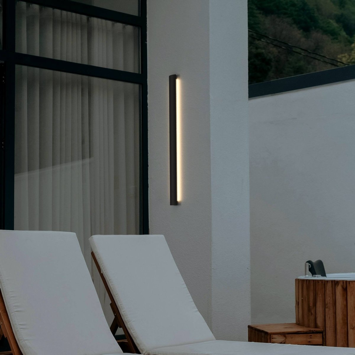Aplique de pared interior/exterior - 14W - 2700K - 700mm - IP65 - Barcelona Led-Decoración