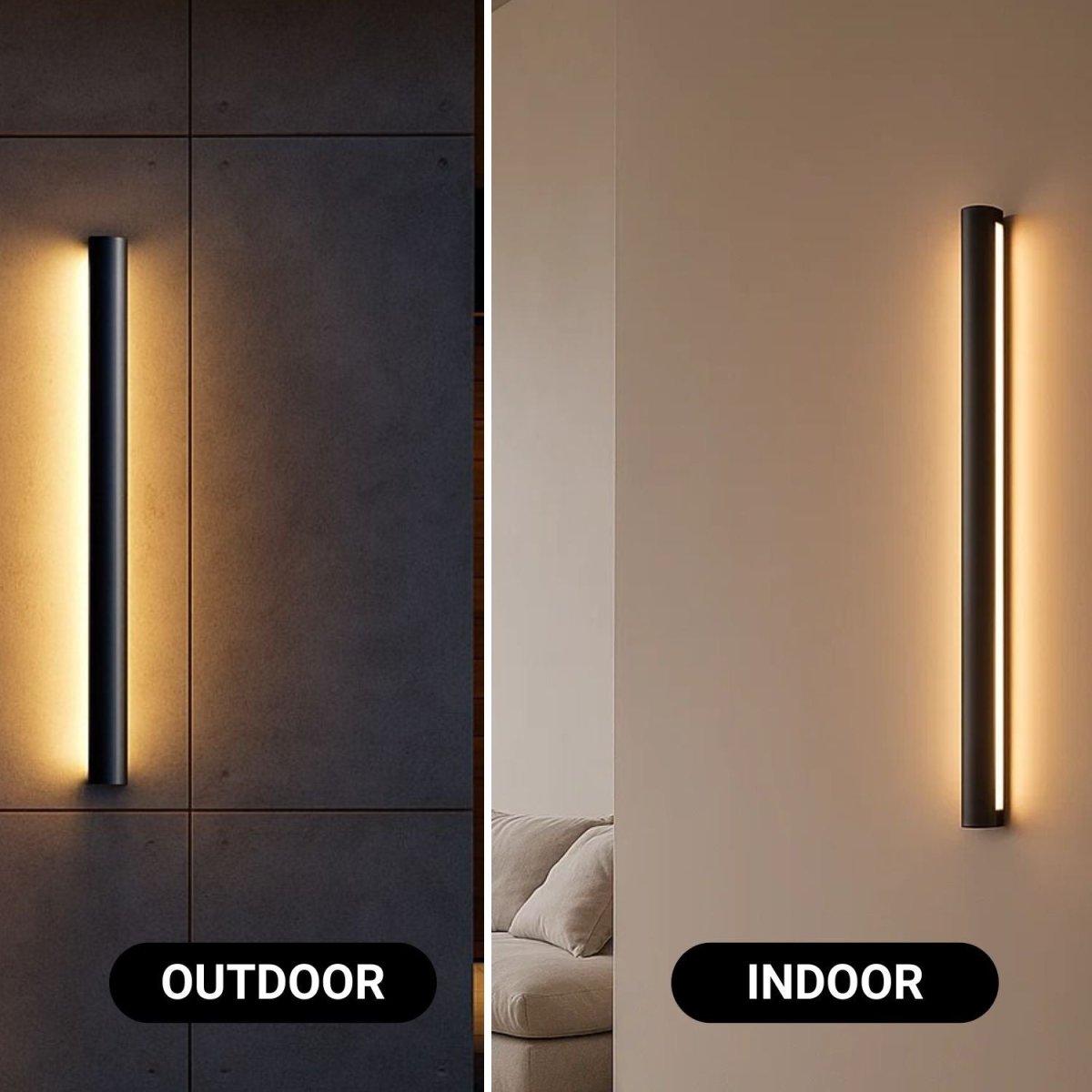 Aplique de pared interior/exterior - 14W - 2700K - 700mm - IP65 - Barcelona Led-Decoración