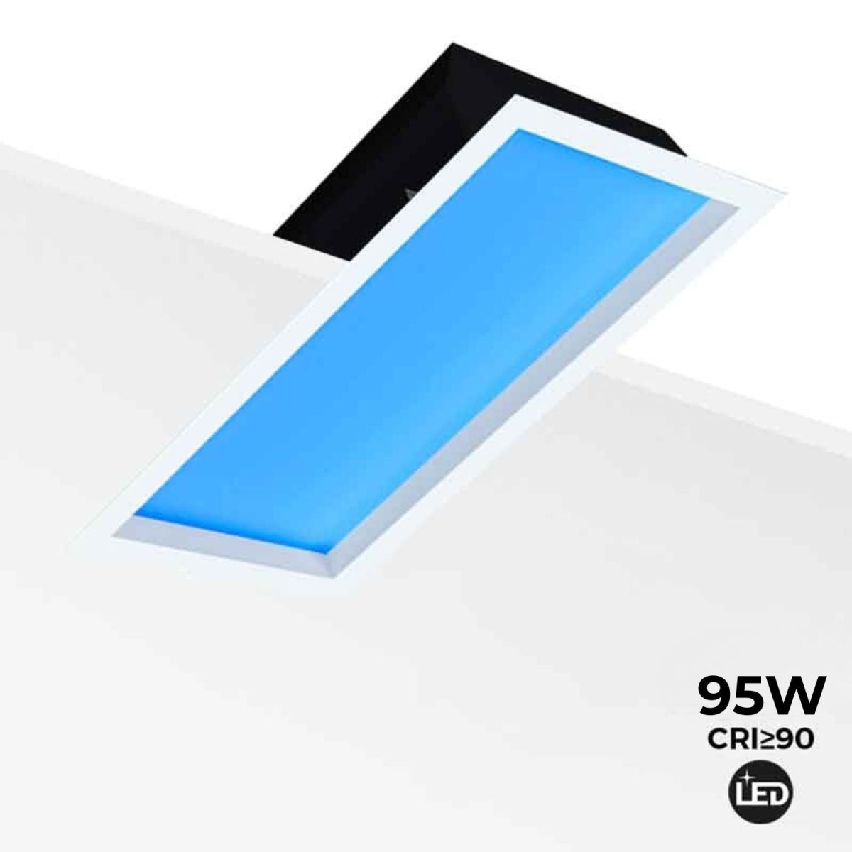 Panel LED "Blue Skylight" efecto cielo - Daylight - 95W - 120x30cm - Barcelona Led-