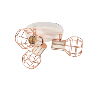 Lámpara de techo orientable jaula "AZOR-3" E14 (6)