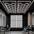 Lámpara LED hexagonal - 6500K - 14 hexágonos + Rectángulo 5m 4