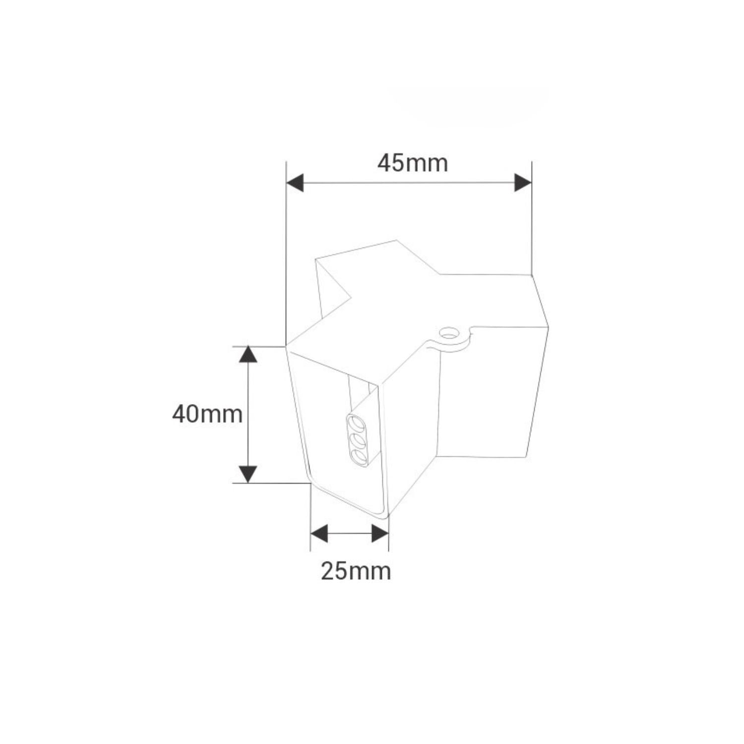 Conector en Y para hexágono - 2,2 cm (4)