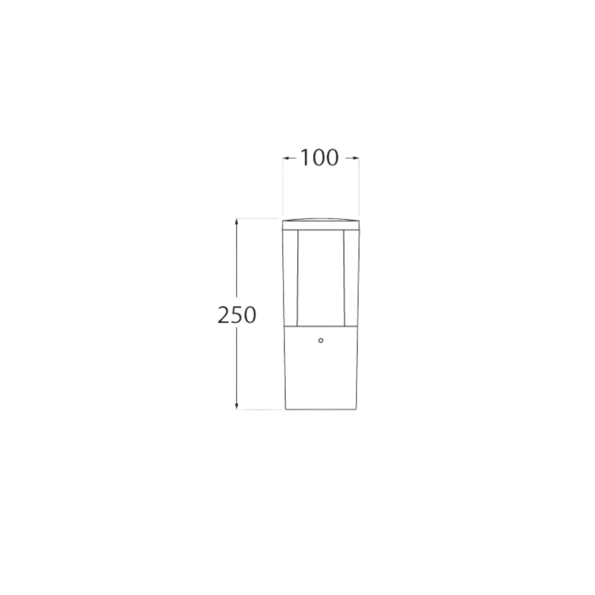 Bolardo para caminos LED FUMAGALLI "CARLO 250" - 3,5W - CCT (22)