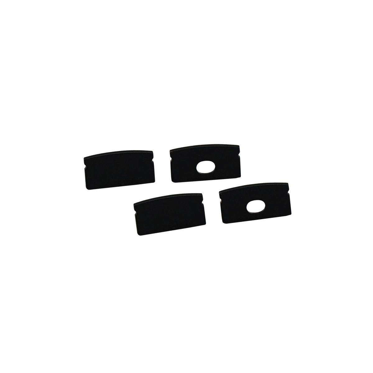 Perfil tira LED de superficie con difusor - Kit completo - 17x8,5mm - Tira LED ≤10mm - 2 metros - Barcelona Led-