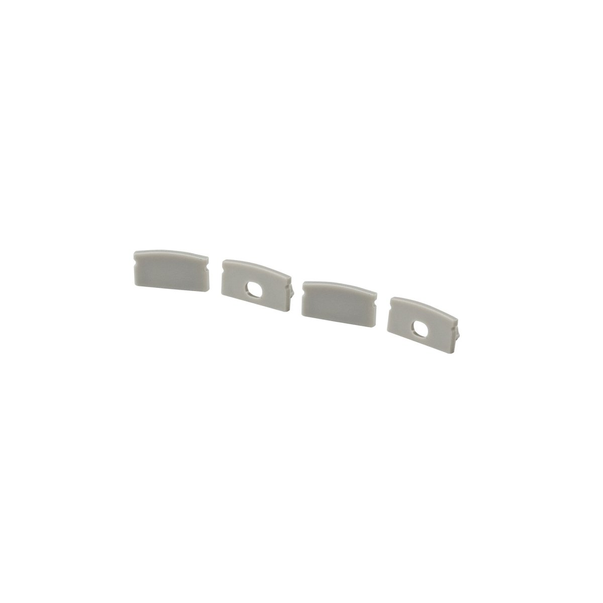 Perfil tira LED de superficie con difusor - Kit completo - 17x8,5mm - Tira LED ≤10mm - 2 metros - Barcelona Led-